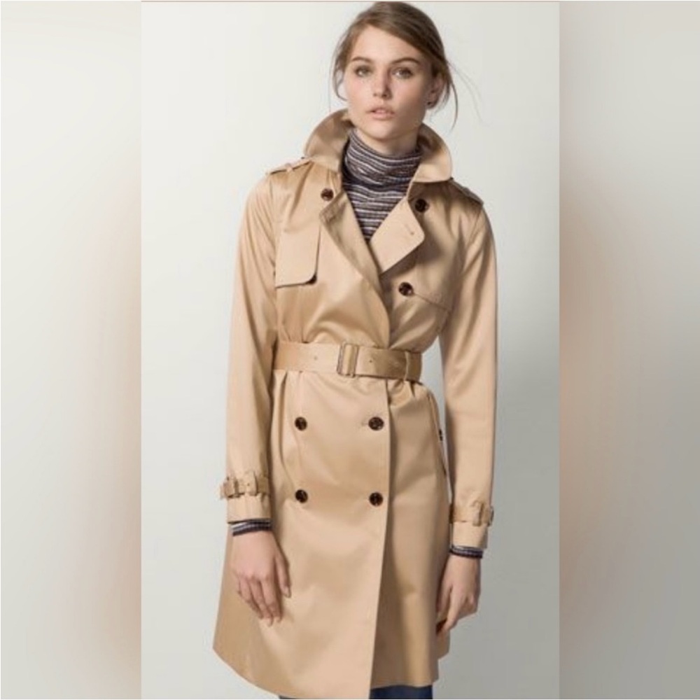 Massimo Dutti Classic Tan Trench Coat,S - Picture 2 of 12